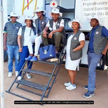 Botswana Red Cross Society brings aid at Botswana General Elections